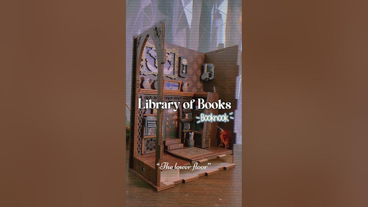 DIY Miniature Book Nook: Library of Books Part 1 