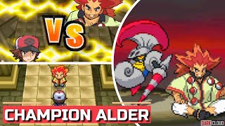 Pokémon Black and White Champion ALDER Battle