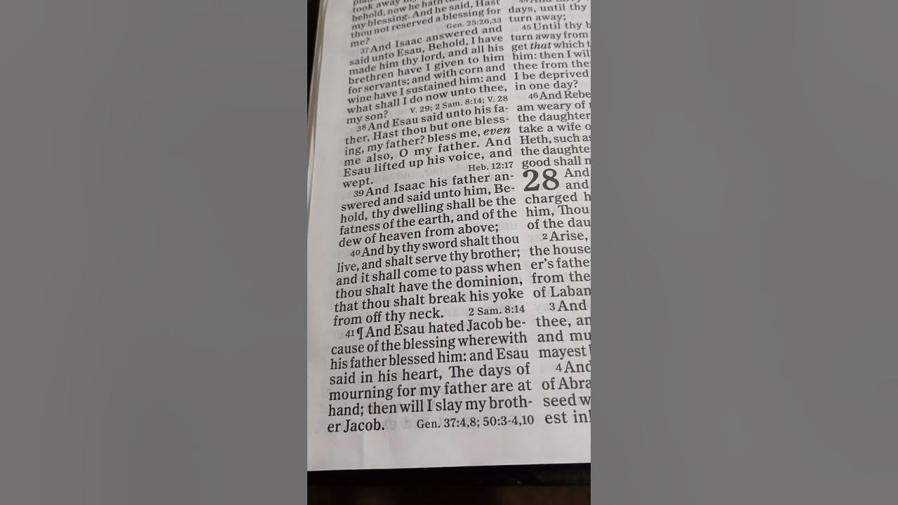 Bible Reading Genesis Chapter 27 Verse 40 bible biblereading bible-reading-genesis-chapter-27-verse-40-bible-biblereading