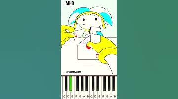 Fixed!?😱Jax & Pomni Easy Magic Trick Tutorial Animation 17 #sigma #tricks #magic #tutorial - Piano