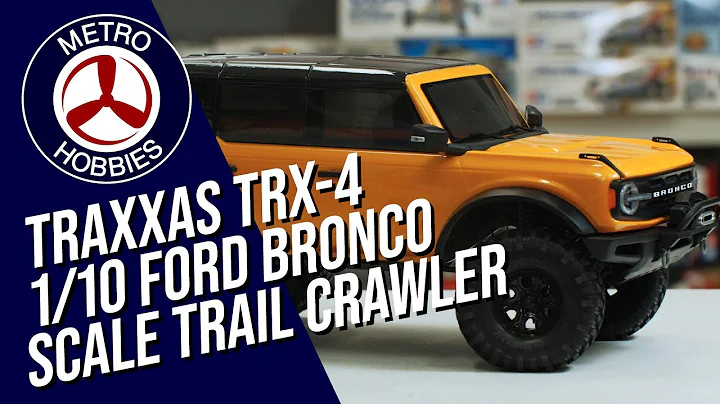 Traxxas TRX4 1/10 2021 Ford Bronco RC Scale Trail Crawler RTR | Radio Control Up Close