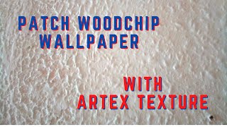 Texturing WOODCHIP Wall-Paper with Artex Texture to match in screenshot 4