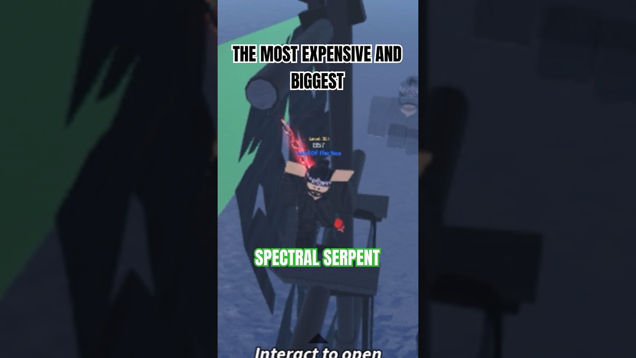 The most biggest and expensive Spectral Serpent in Fisch #fisch #roblox #robloxfisch