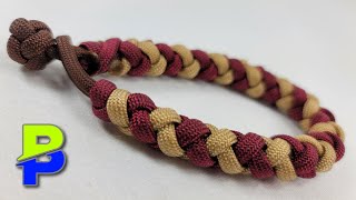 Make a 4 Strand Paracord Bracelet with a 2 Strand Diamond Knot Closure