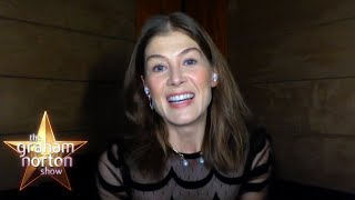 Rosamund Pike's Kids Taught Her To Say 