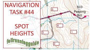 Navigation Task 44 #mapreading #contourlines
