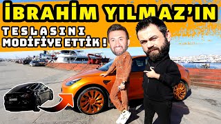 İbrahim Yılmaz'ın Tesla'sını Modifiye Ettik ! by Aksoy Tuning 37,299 views 3 months ago 9 minutes, 58 seconds