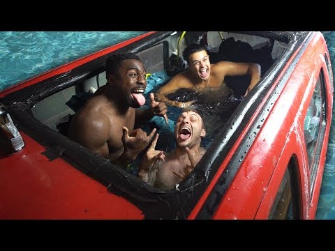 We Turned A Car Into A Swimming Pool (FLOODED HOUSE)