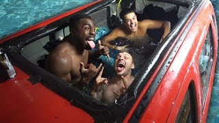 We Turned A Car Into A Swimming Pool Flooded House