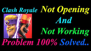 How to Fix Clash Royale App  Not Opening  / Loading / Not Working Problem in Android Phone