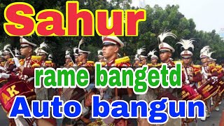 Ronda sahur pakai drumband