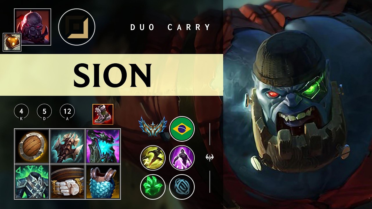 Sion Carry vs Lucian - BR Challenger Patch 26.03