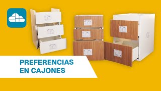 Preferencias en cajones de Cortecloud