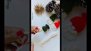 DIY Gnome ornament very easy. #diy #ideas #gnomes #christmas #ornaments