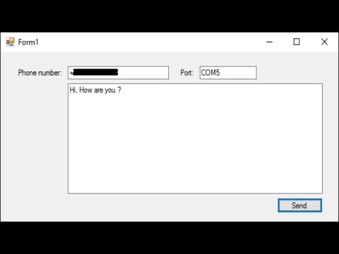 C# Tutorial - How to Send SMS Message C#.NET Winforms | FoxLearn