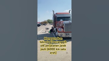 Supir Super-Truk Gaji Besar. #shorts #indonesia #amerika #keren #supirtruk #kerjakeras
