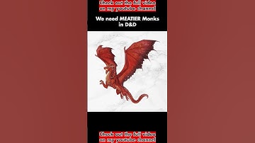 We need MEATIER Monks in DnD