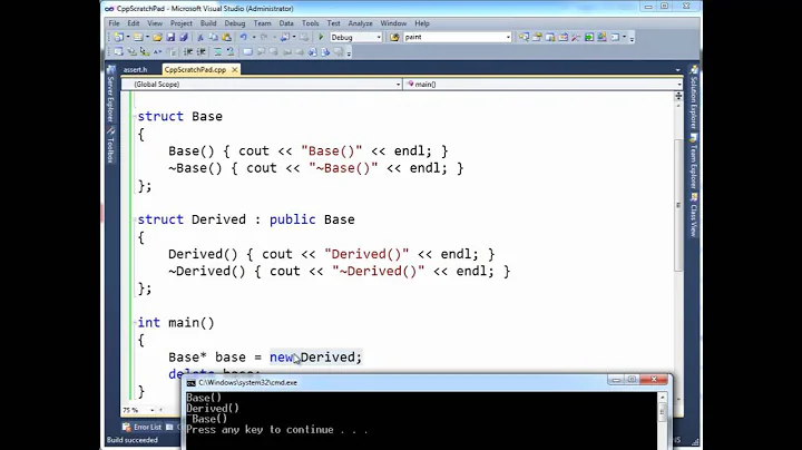 C++ Virtual Destructors