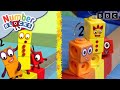 @Numberblocks- Pattern Palace! 🟡🟣| Numberblocks MathLink Cubes | Learn to Count