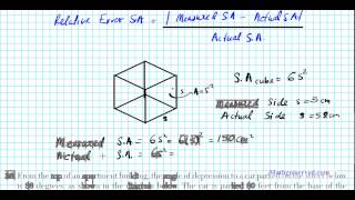 How To Calculate Relative Error Actual Mearsure