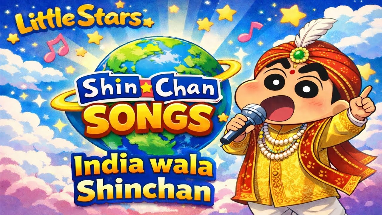 Shin Chan song in hindi | India Wala Shin Chan | Little Stars World ❤
