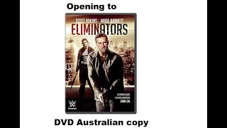 Opening to Eliminators DVD Australian copy