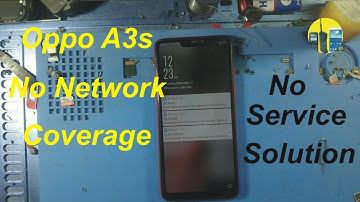 Oppo A3s No Service Solution || Oppo Cph1853 No Network Coverage