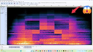 Minecraft cave sounds through a spectrogram...