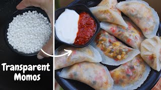 Brand New Way Of Making Momos Without Maida | Veg Momos | Translucent Vegetable Dumplings