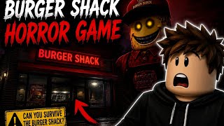 Playing Roblox Horror game | Burger Shack