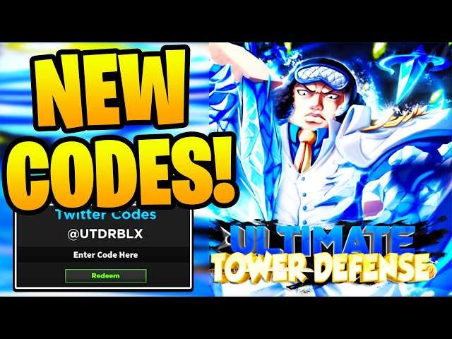 NEW* ALL WORKING CODES FOR Ultimate Tower Defense IN AUGUST ROBLOX