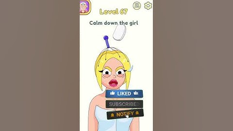 Calm down the girl level 67 dop2 Dop5 game erase her had#viralshortsvideo #gaming