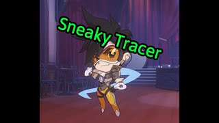 Overwatch - sneaky teammate Tracer