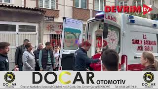 MERDİVEN BOŞLUĞUNA DÜŞTÜ