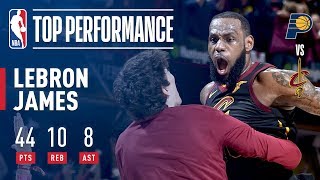 LeBron James 44 Points \& A Game Winner!