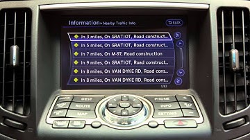 2015 Infiniti Q40 - SiriusXM® NavTraffic® (if so equipped)