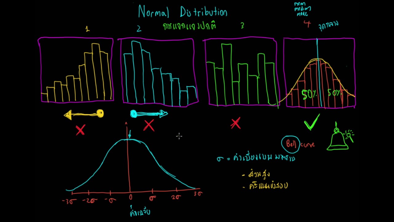 normal distribution - การแจกแจงปกติ - YouTube
