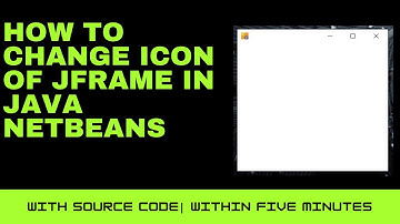 How to Change JFrame Icon in Java Netbeans