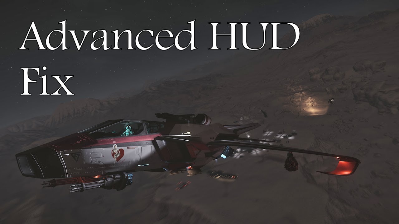 Star Citizen - Advanced HUD glitch fix - YouTube