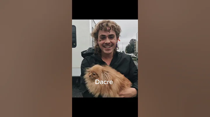 Stranger Things cast with Joe Keery’s dog!