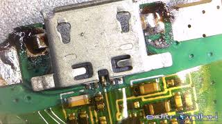 ⭐ how to WELD a charging port of a CELLULAR in an easy way (((REPAIR TIP)))