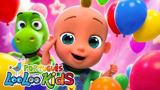 Chu Chu Uá com Bolinhas Coloridas 🔴 Músicas Infantis e Dez na Cama | LooLoo Kids Brasil