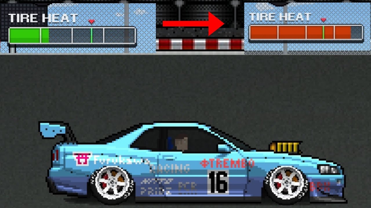 Pixel Car Racer - How to Do AWD Burnout (Updated) - YouTube