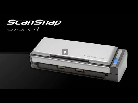 Fujitsu ScanSnap S1300i Portable Color Duplex Document Scanner - Fast Multiple Document Scanner