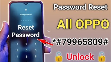 OPPO K10 (CPH2373) Hard Reset || All Type Pin, Password, Pattern Lock Remove WIthout PC
