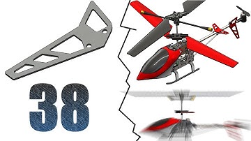 38 SolidWorks |Helicopter|: Fin/ Side wing