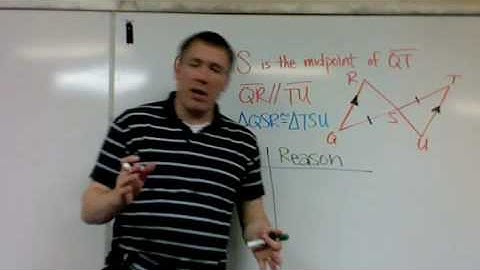 Geometry -- Lesson 4.4 & 4.5 -- SSS, SAS, ASA, AAS