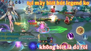 Liên Quân Butterfly Đánh Team Bạn Tan Nát Đồng Đội Choáng Váng Hỏi Biết But Legend Không