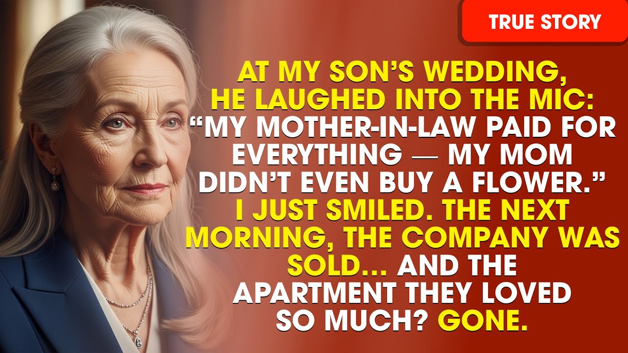 At My Son’s Wedding He Said: “My Mother-In-Law Paid For Everything—My Mom Didn’t Buy A Flower”