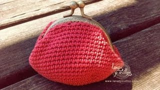 Tutorial Monedero Crochet Cierre Metálico Coin Purse (english subtiltes)